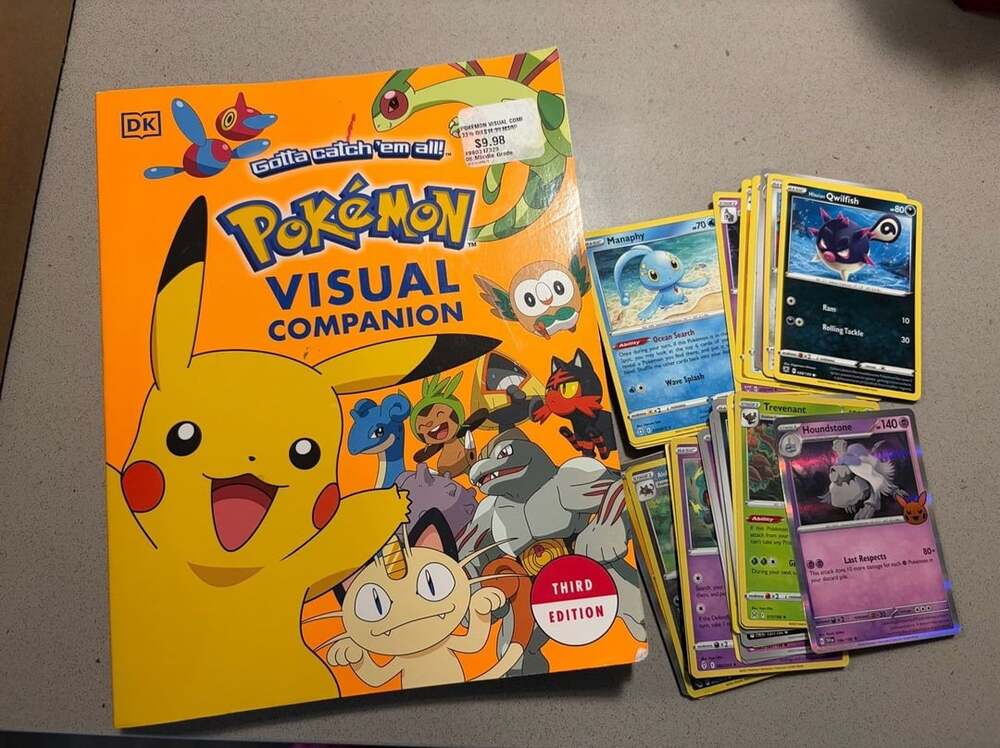 Pokemon Visual Companion Third Edition Book by DK with Bonus Cards